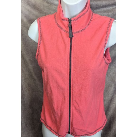 Old Navy Pink And Grey Fleece Vest - Picture 6 of 9